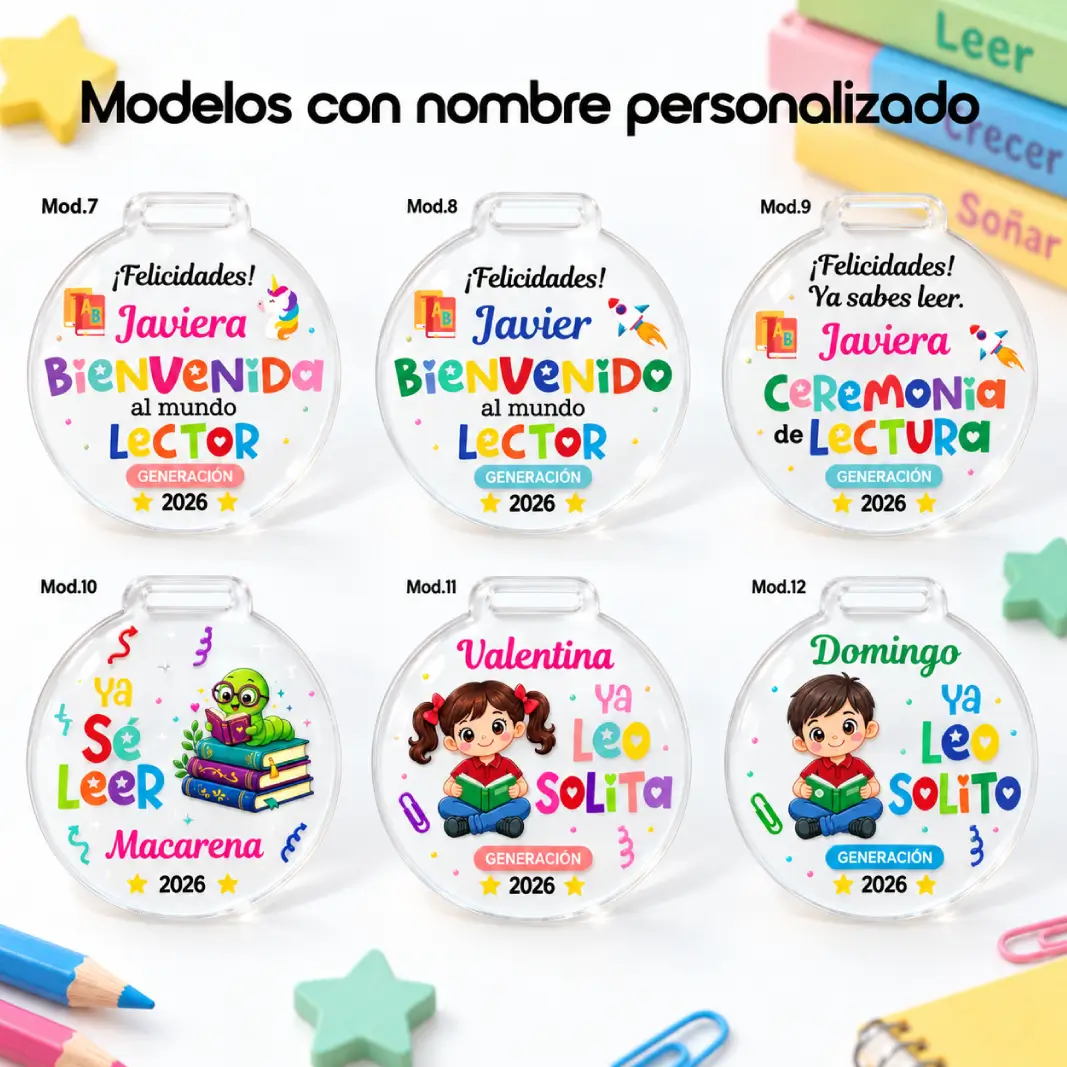 Pack Medalla Ceremonia de Lectura - Imagen 3