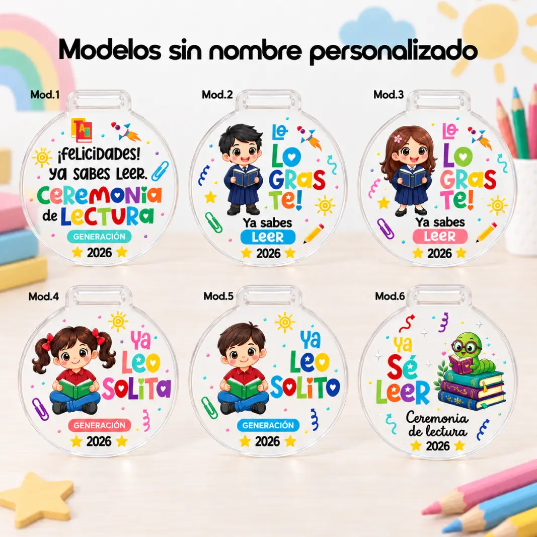 Pack Medalla Ceremonia de Lectura - Imagen 2